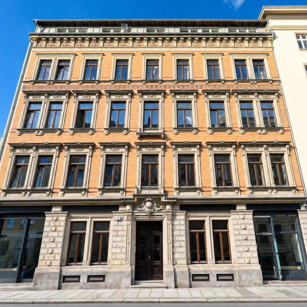 Gründerzeithaus in der Härtelstraße 4, Leipzig: Sitz des Leipziger Zenveo-Büros